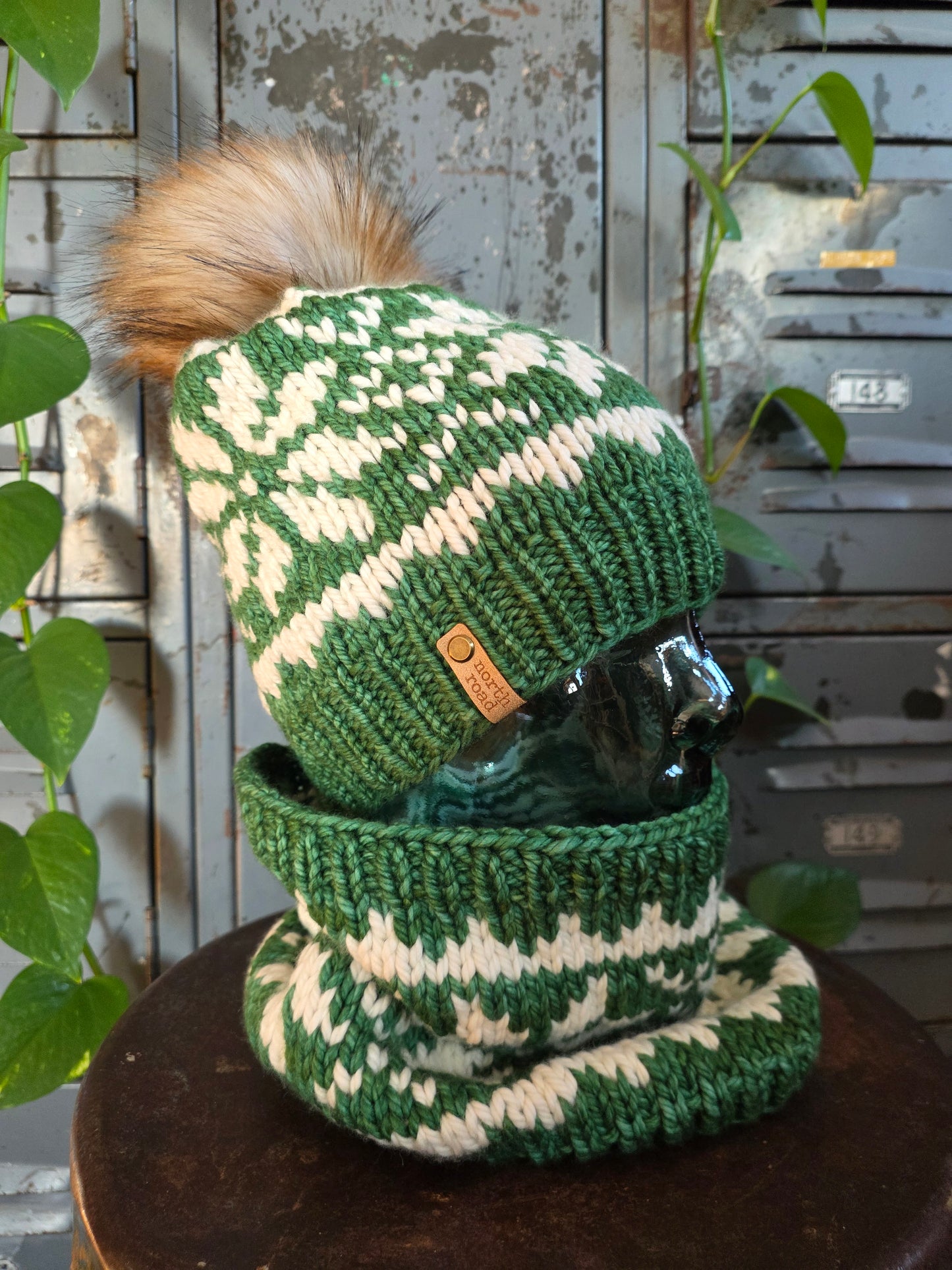 Merino Wool Hat and Cowl Set