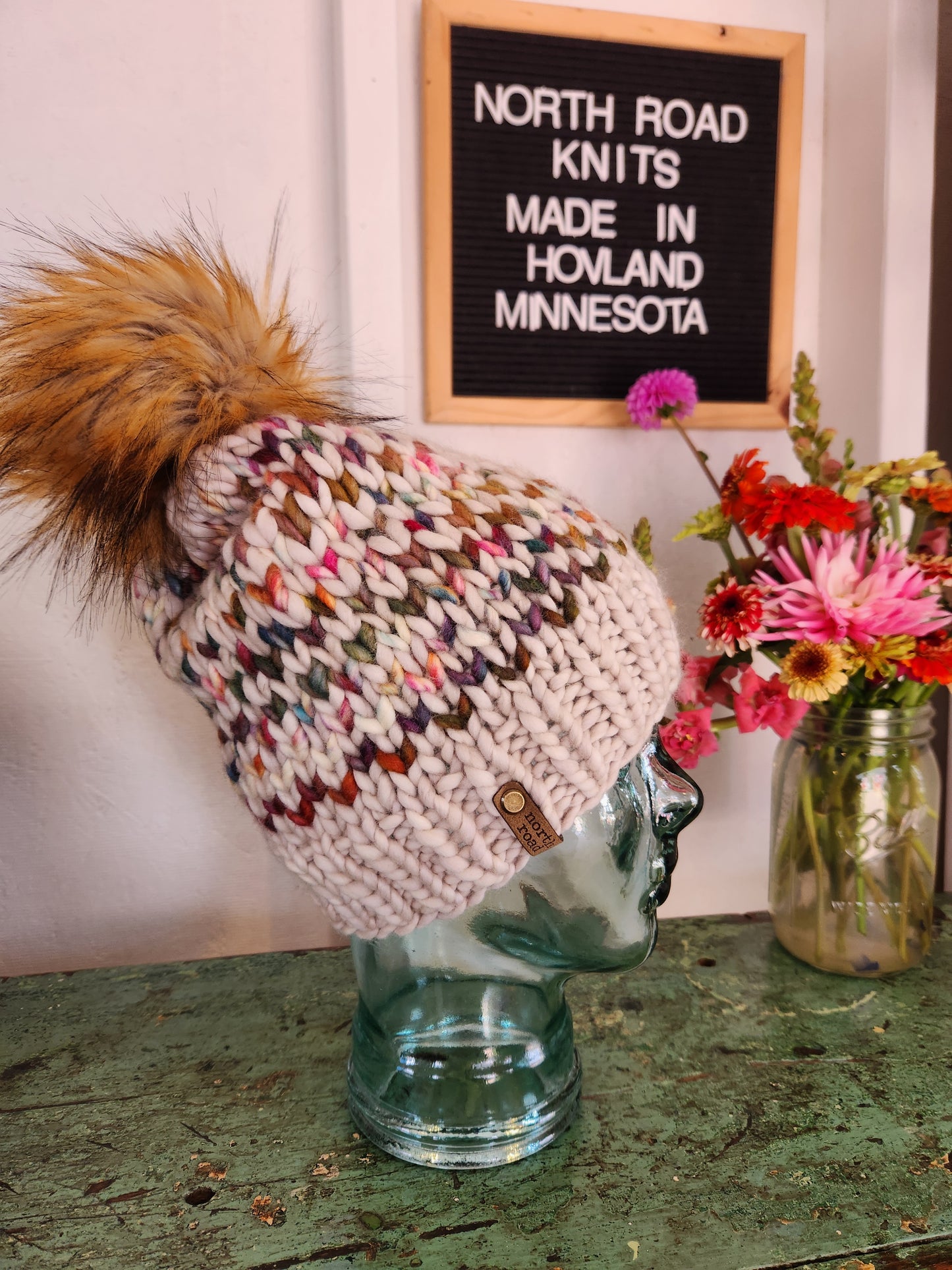 Merino Wool Pom Hat