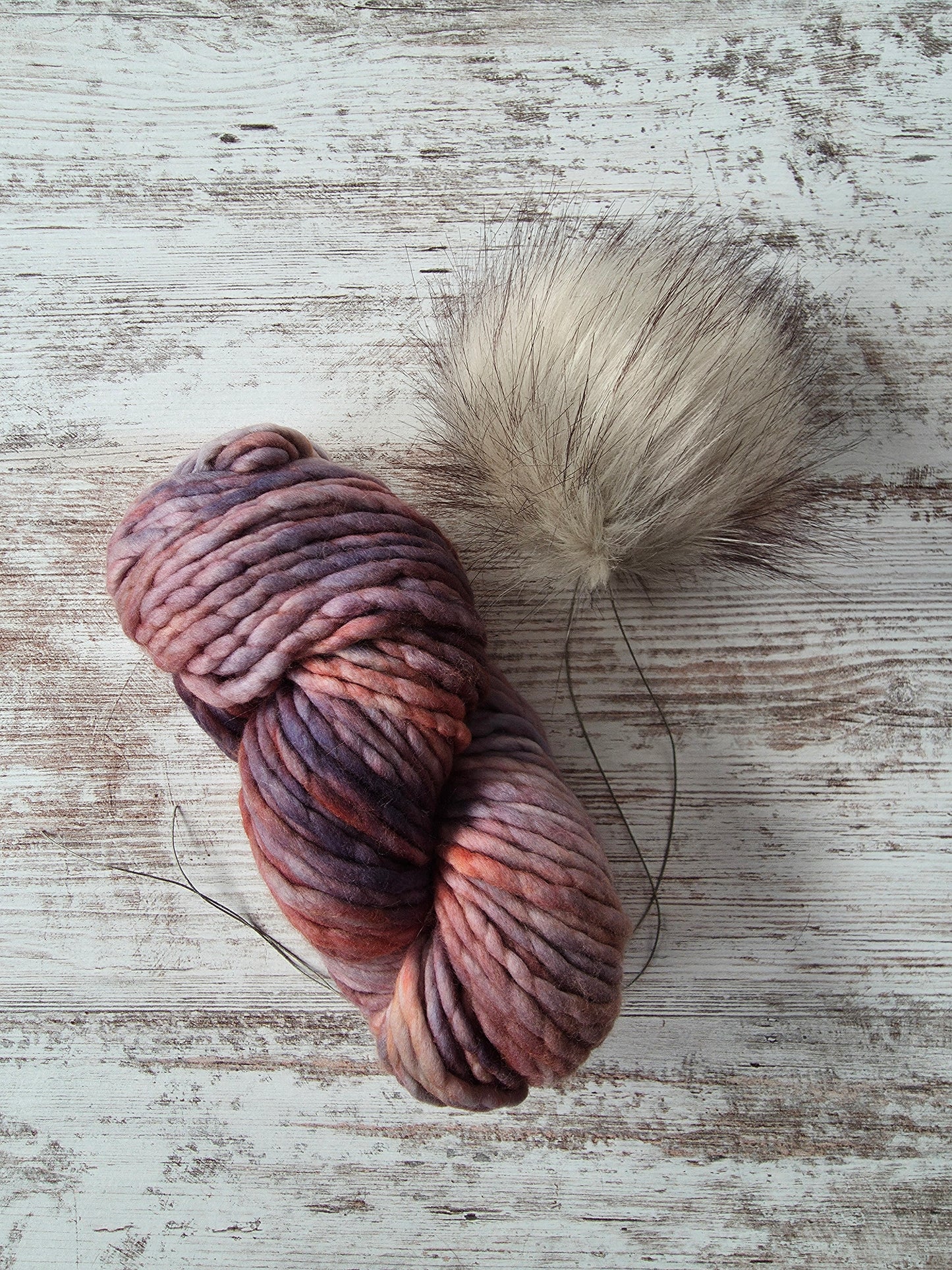 Yarn and Pom Bundle | Malabrigo Rasta | Plumage