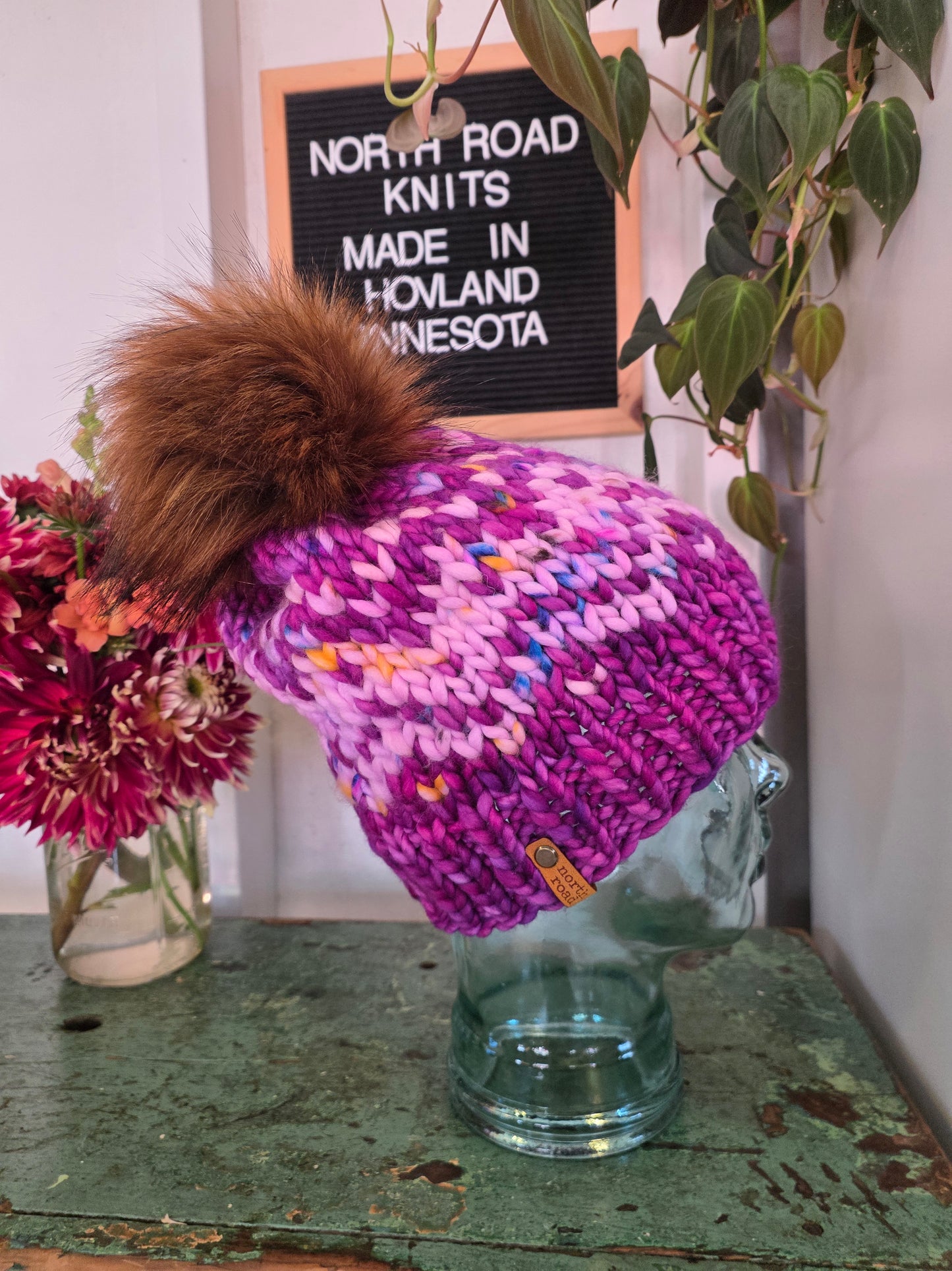 Merino Wool Pom Hat