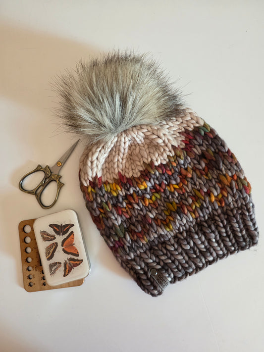 Merino Wool Pom Hat