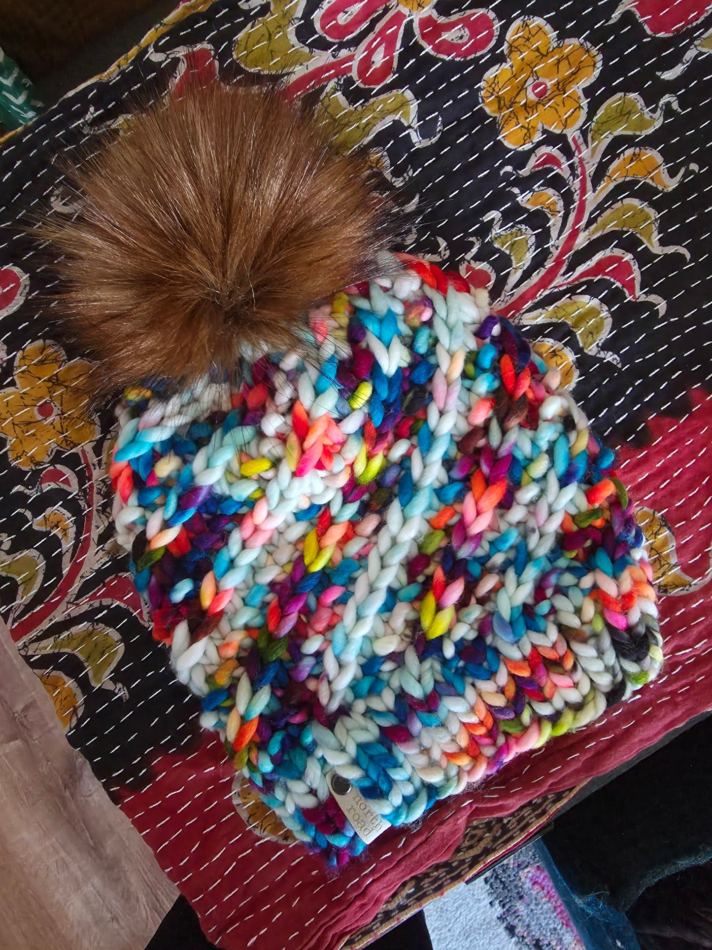 Merino Wool Pom Hat
