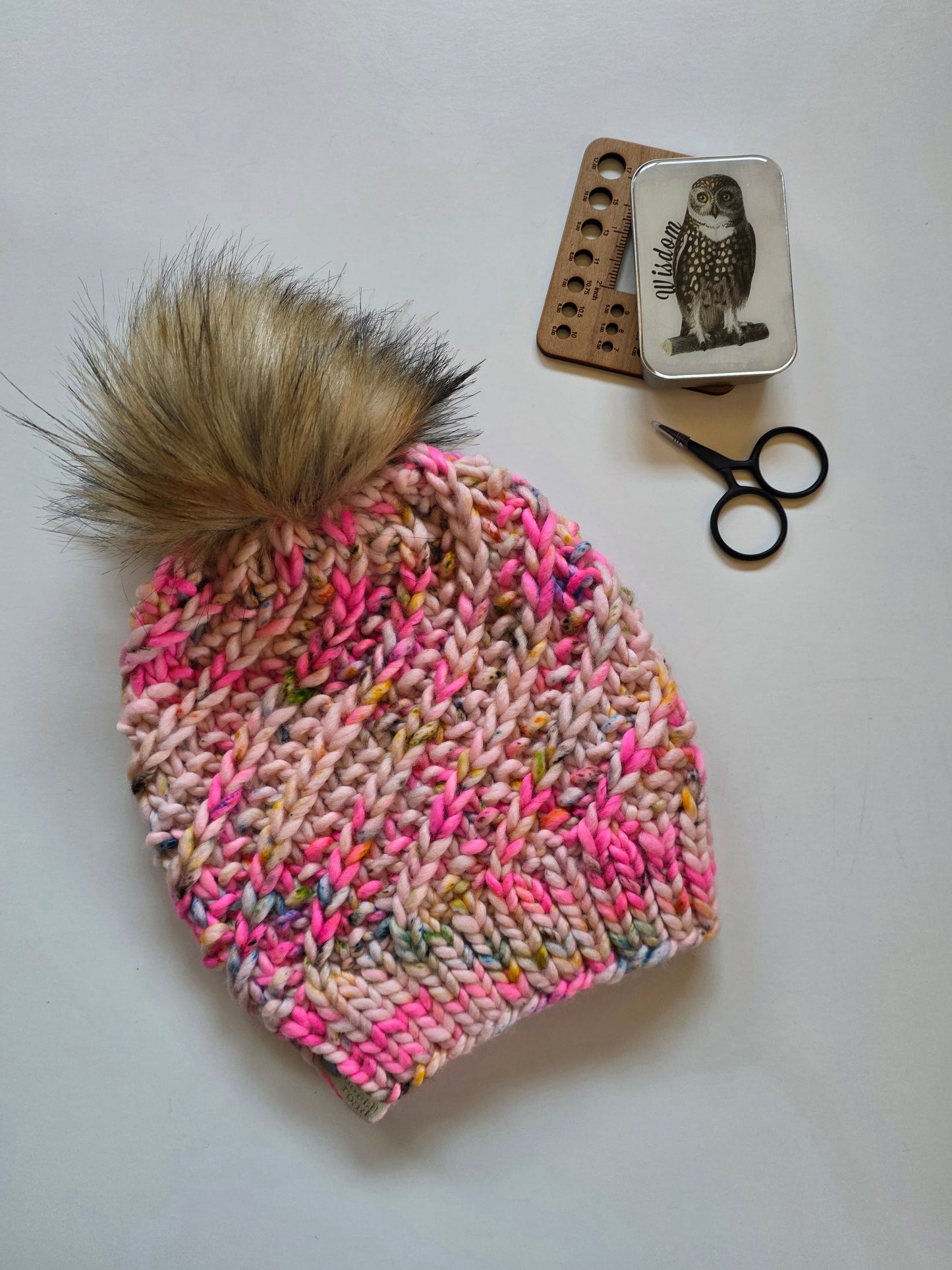 Merino Wool Pom Hat