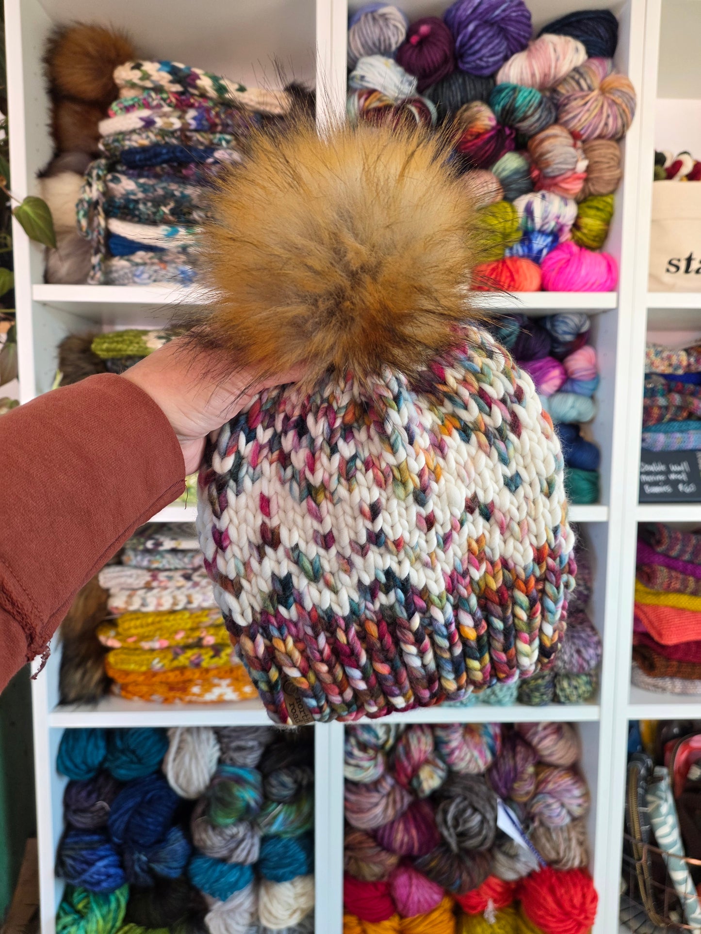 Merino Wool Pom Hat