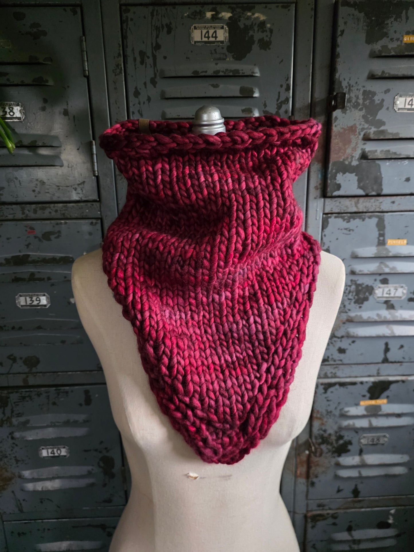 Merino Wool Bandana Cowl