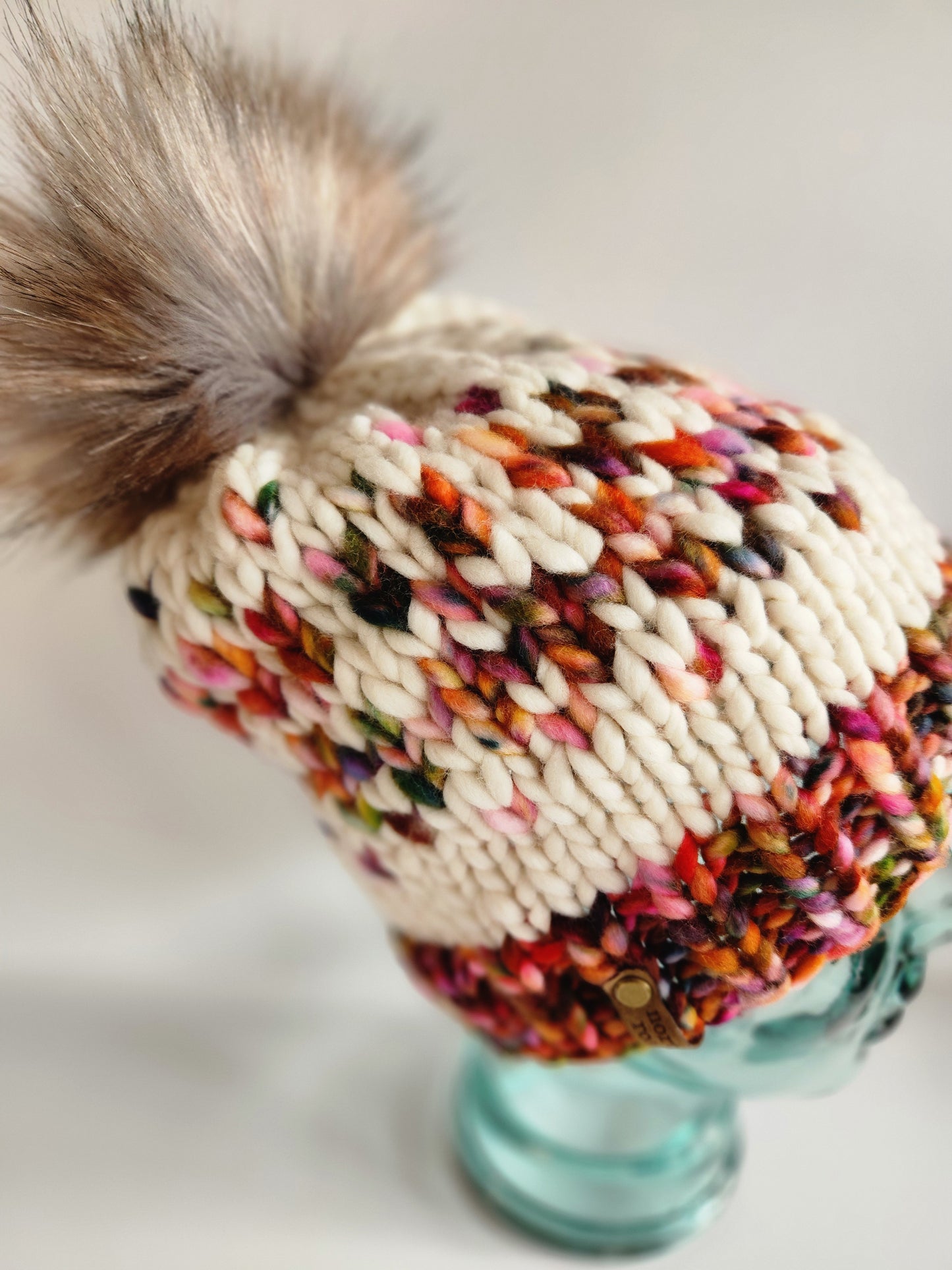 Merino Wool Pom Hat