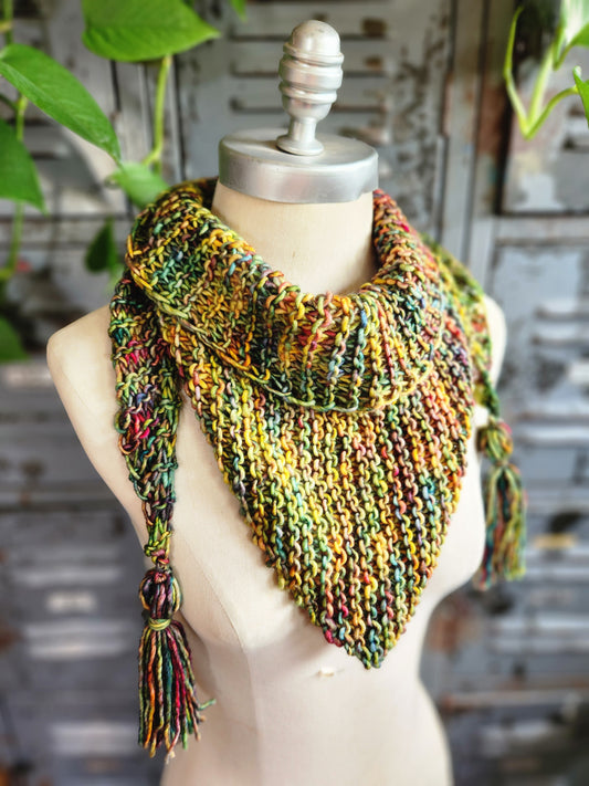 Merino Wool Bandana Scarf