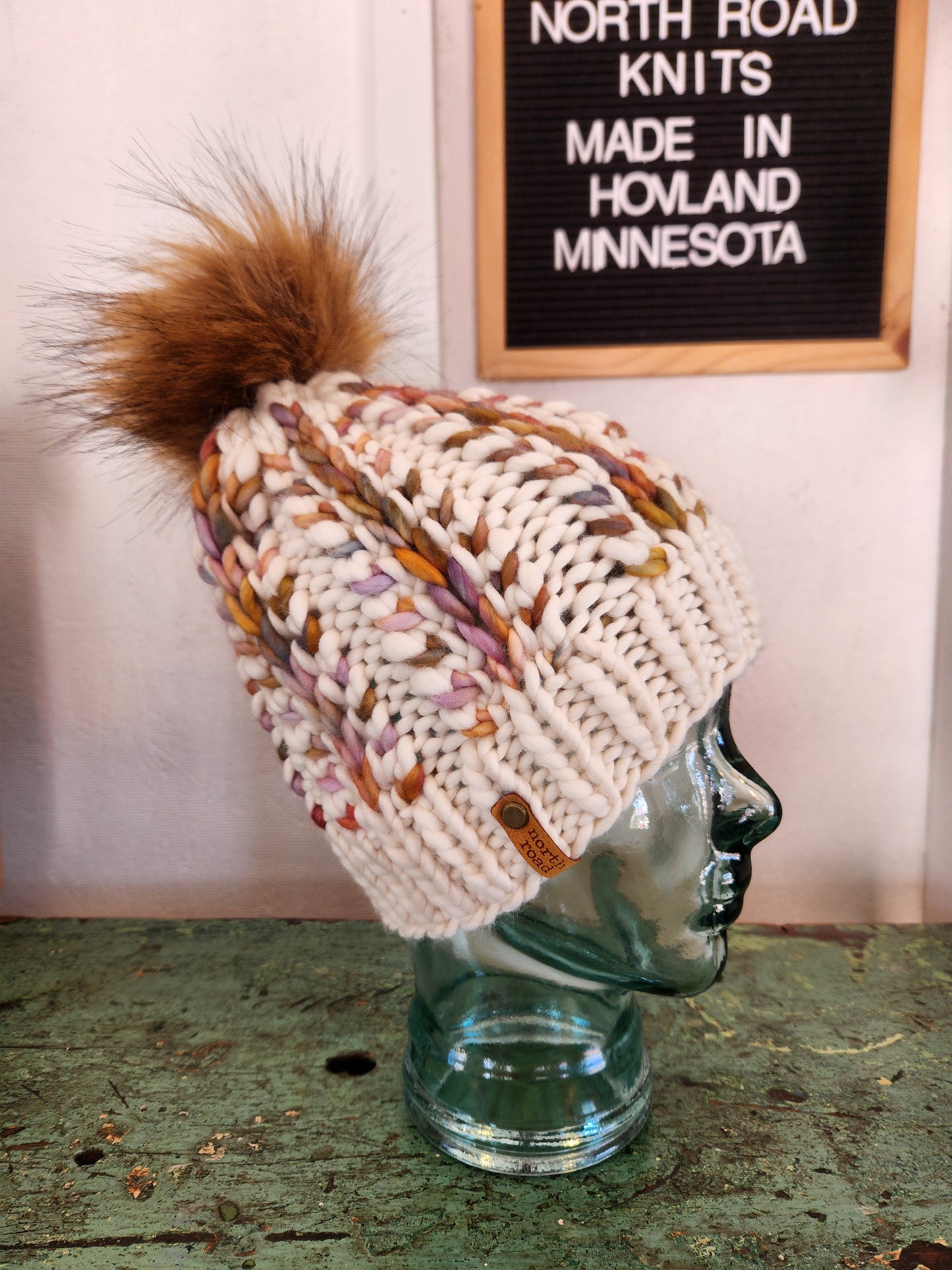 Merino Wool Pom Hat