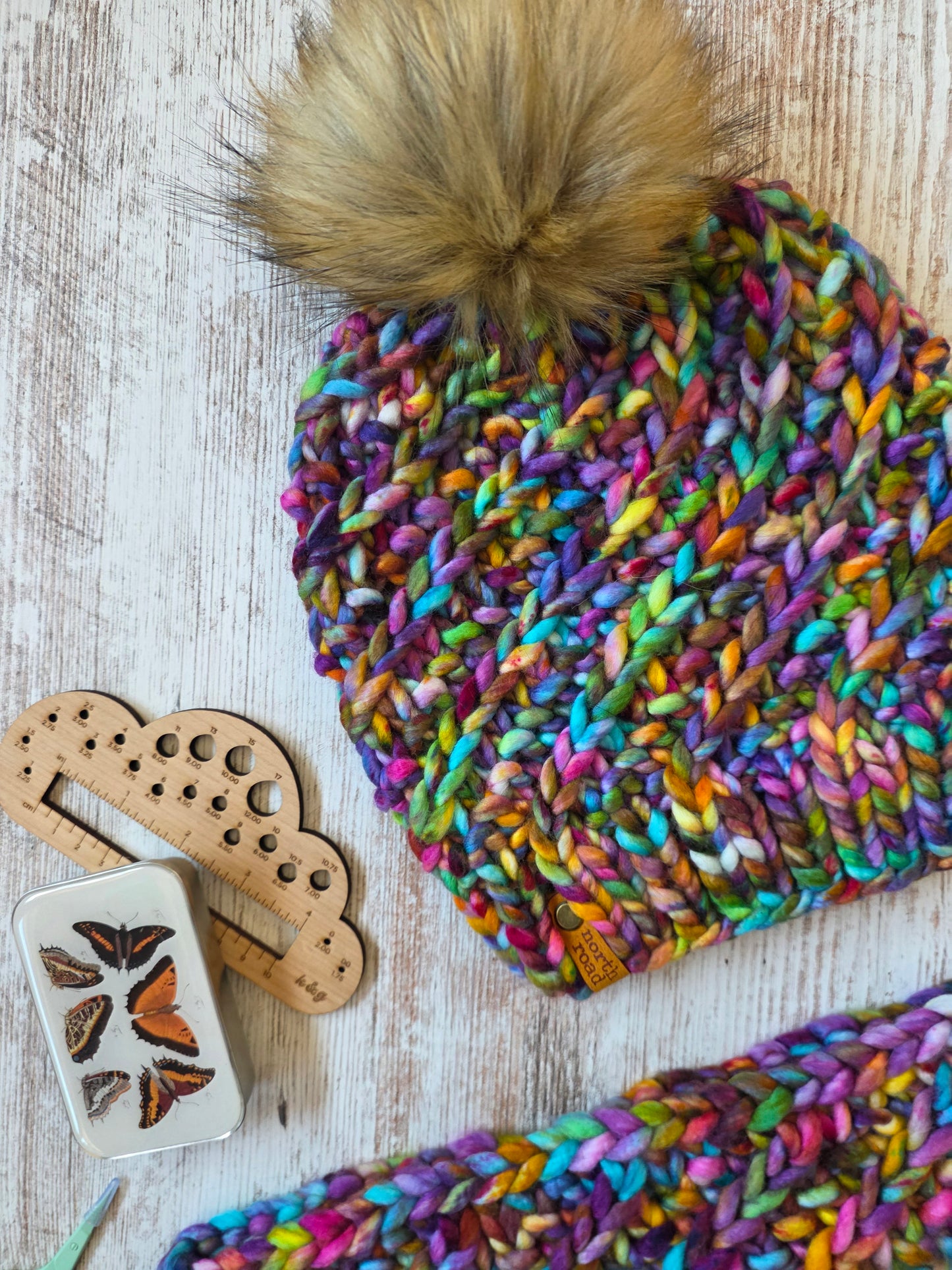 Merino Wool Hat and Cowl Set