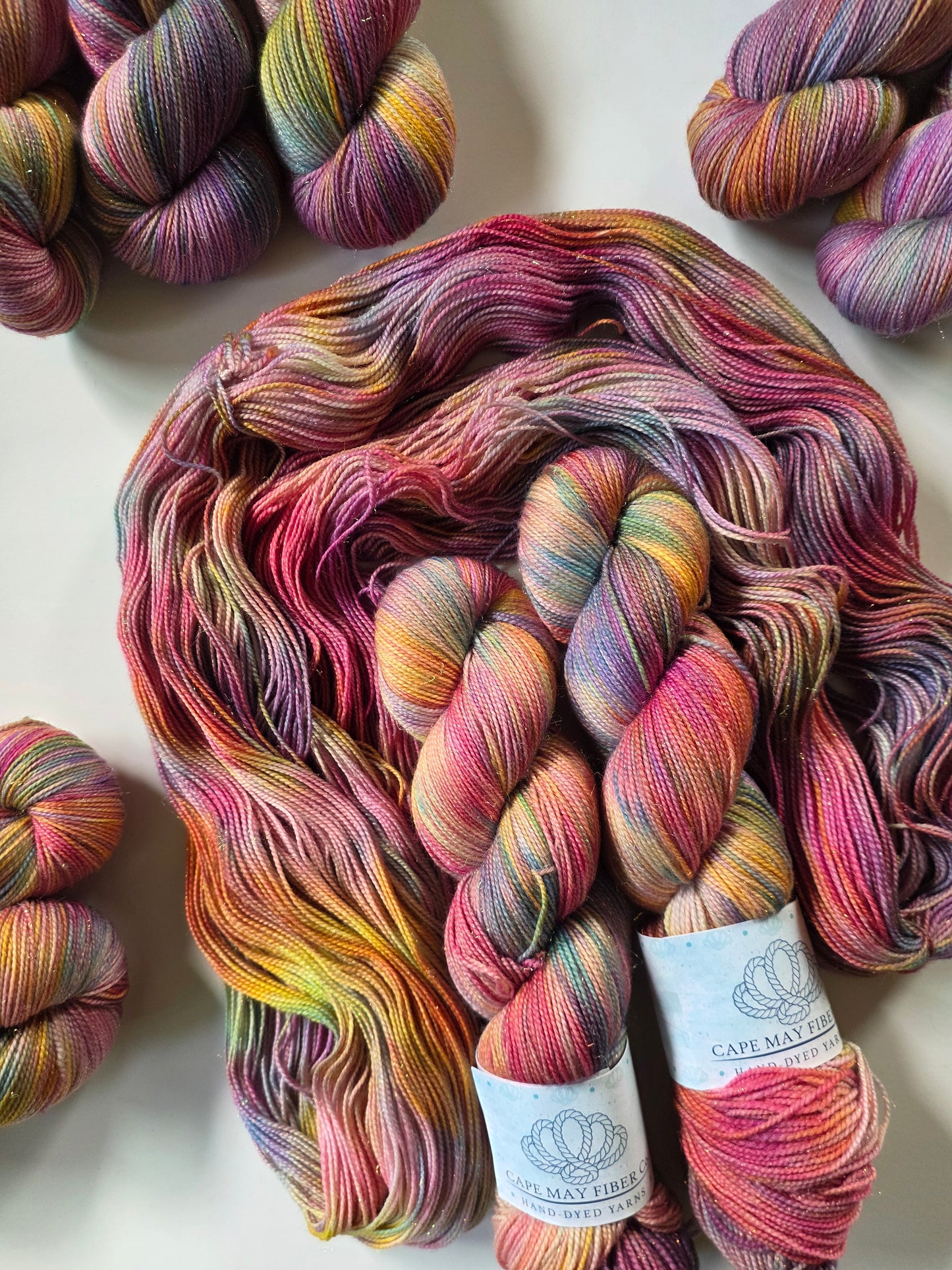 Cape May Fiber | Mermaid Sock | Mother of Pearl