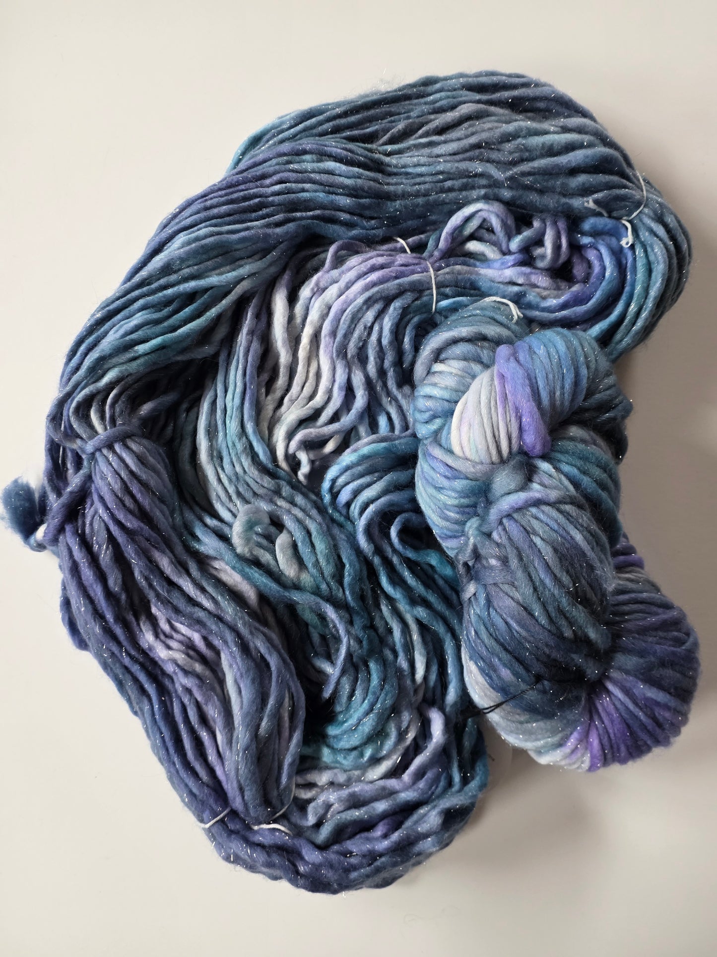 Cape May Fiber | Super Bulky Superwash Sparkle | Undertow