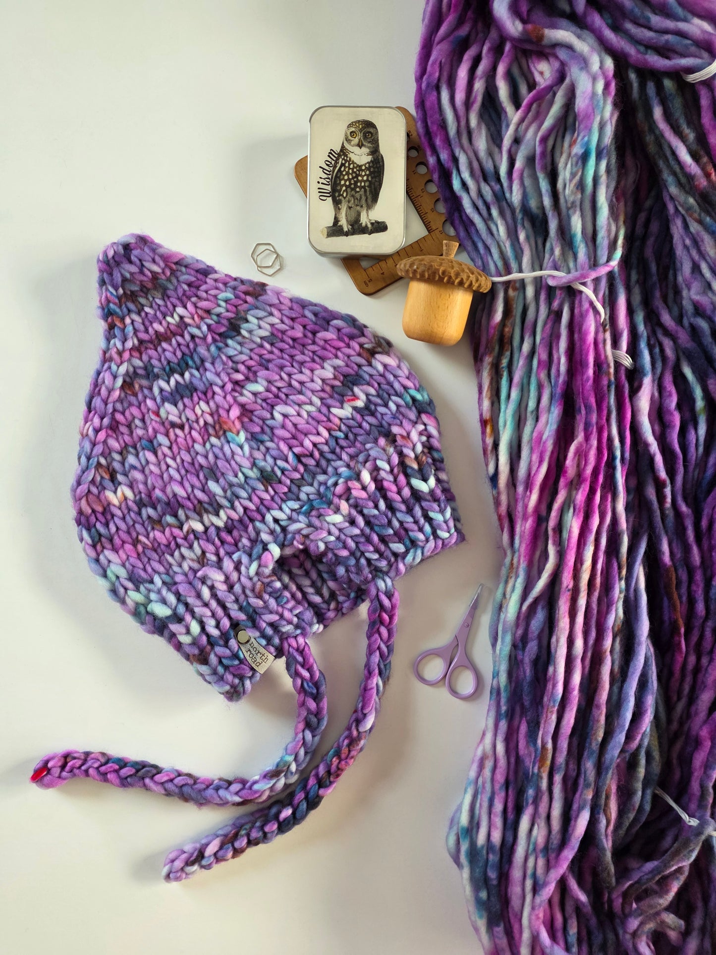 Forest Gnome Split Brim Hat, Merino Wool