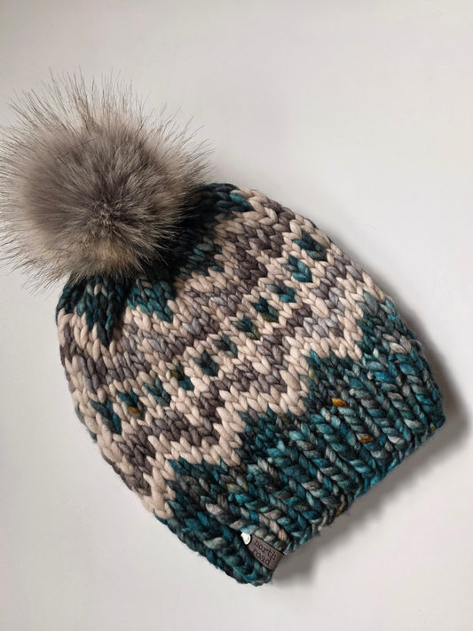 Merino Wool Pom Hat