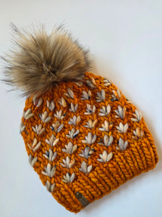 Merino Wool Pom Hat