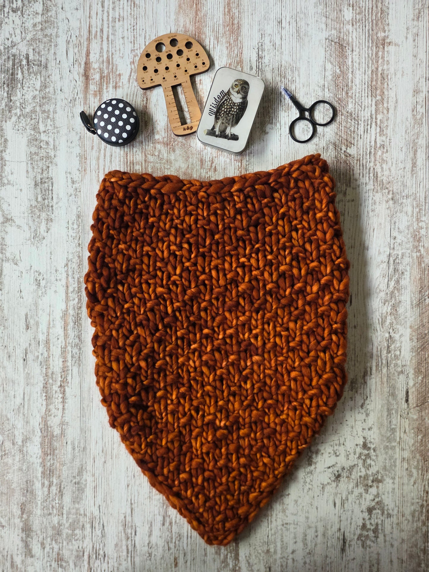 Merino Wool Bandana Cowl