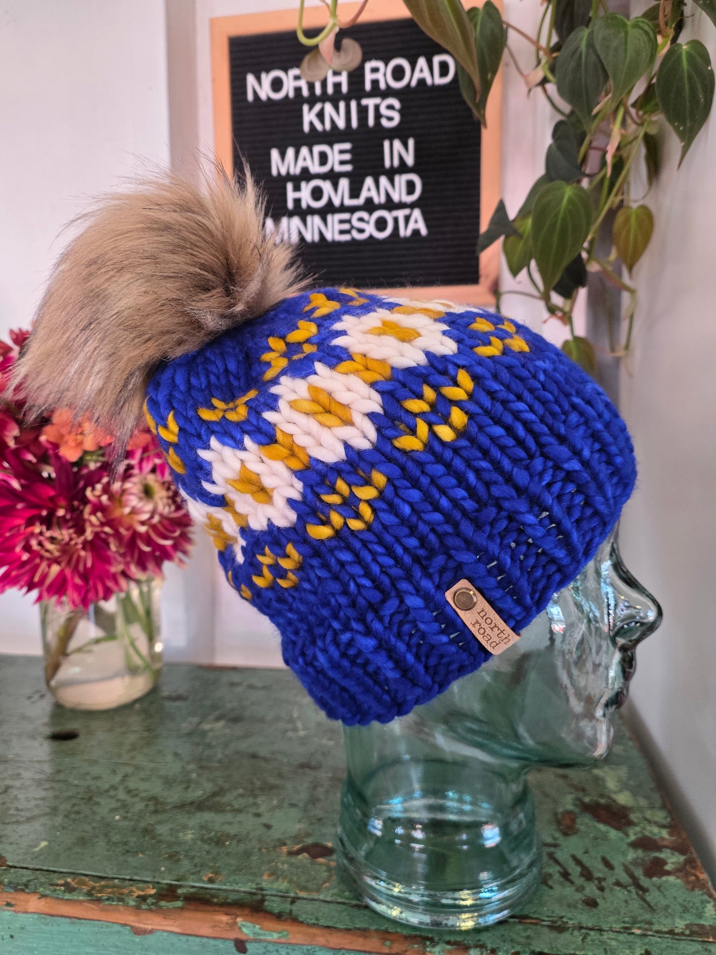 Merino Wool Pom Hat