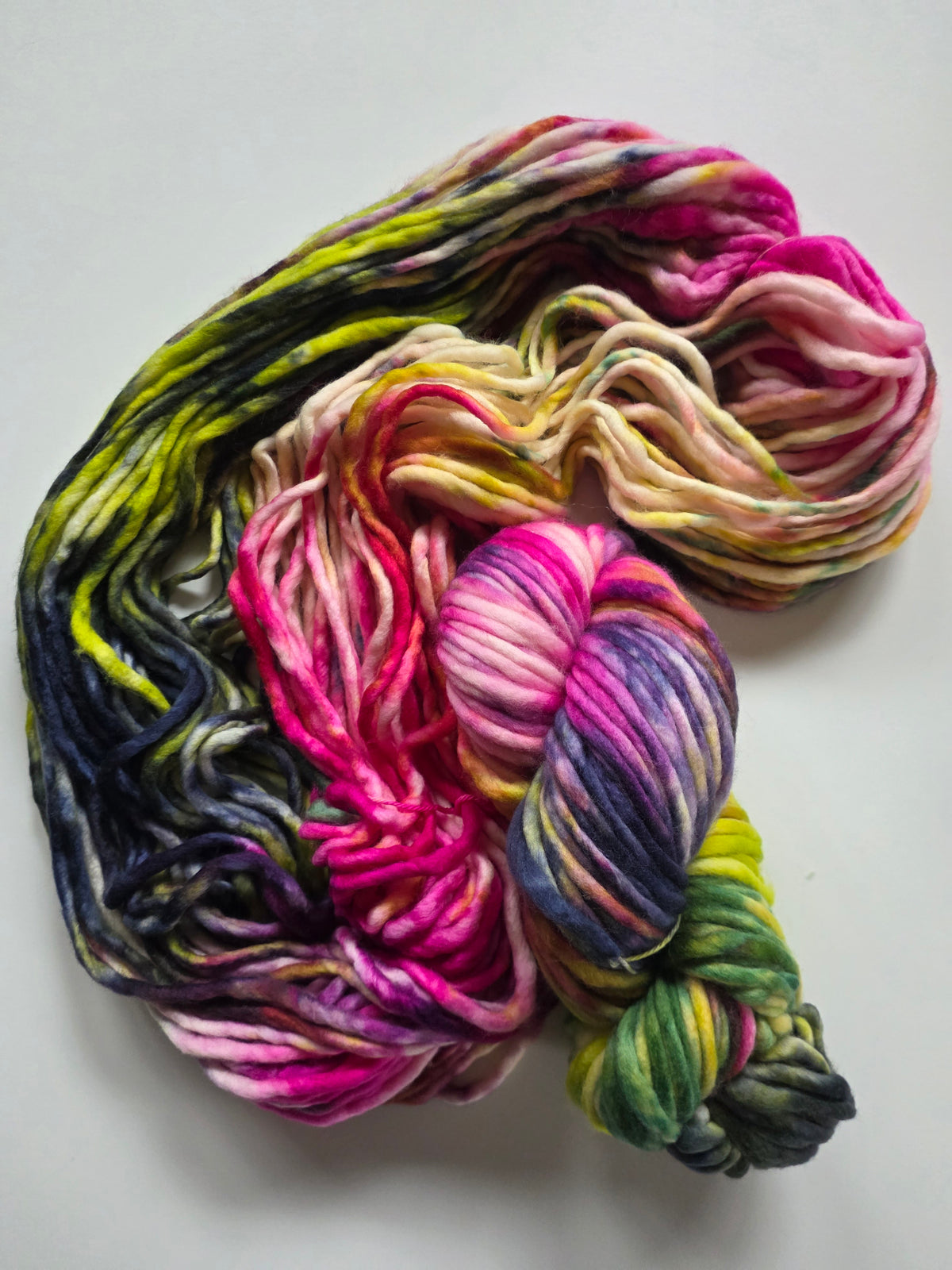 Birchwood and Wool (Knitting In The Wild) Hand Dyed Yarn | Super Bulky | Northern Lights