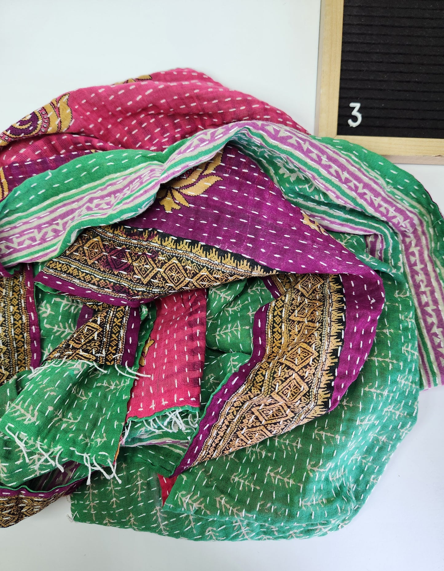 Kantha Scarf