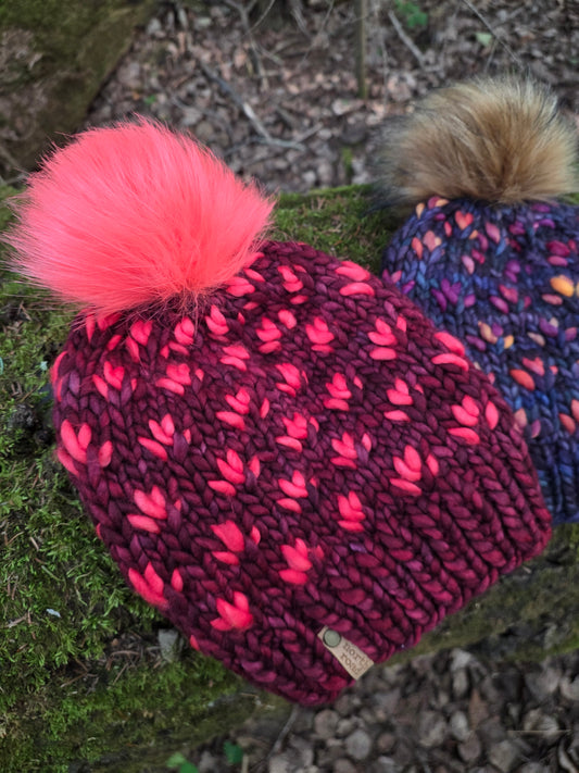 Merino Wool Pom Hat