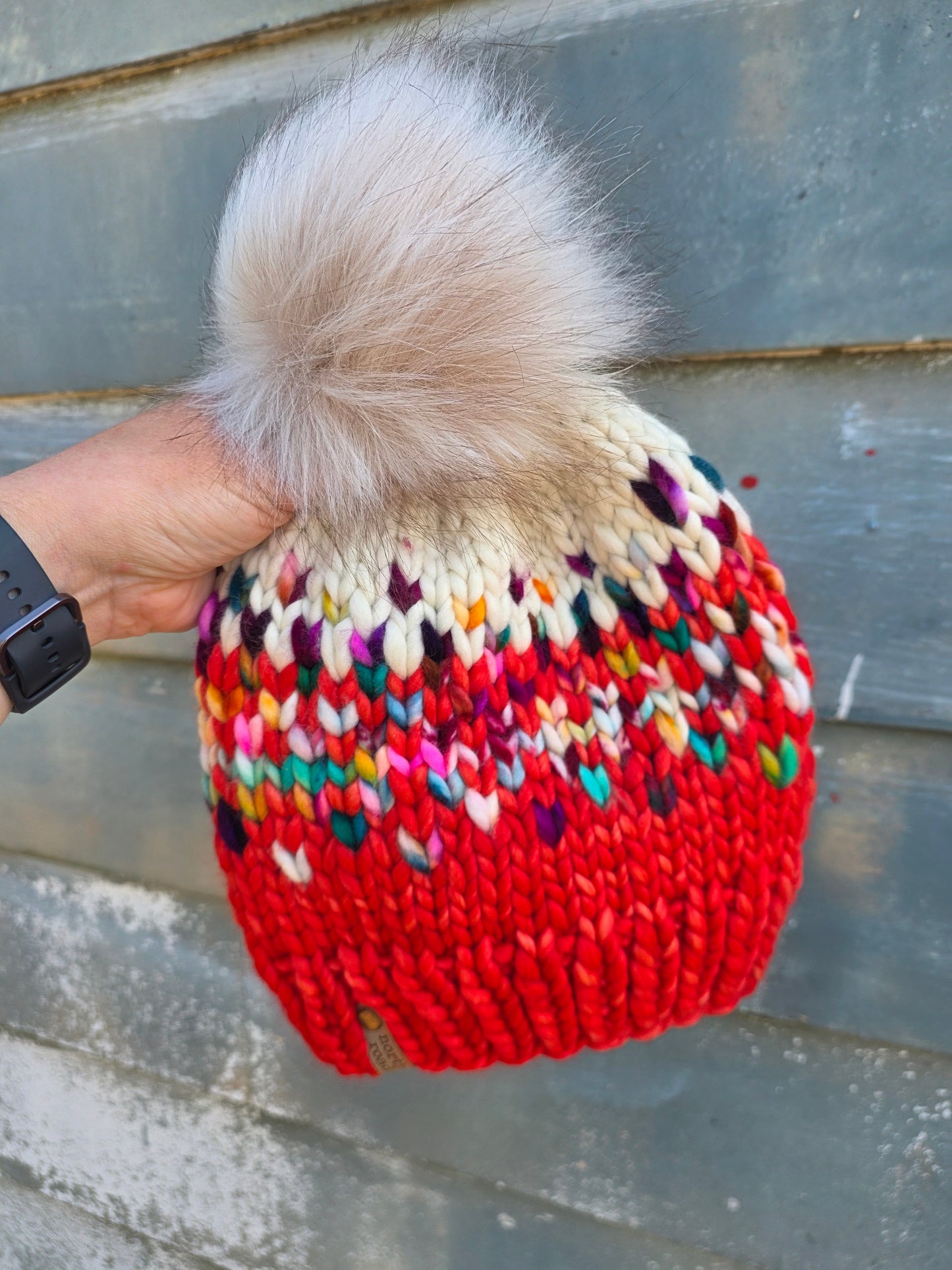 Merino Wool Pom Hat