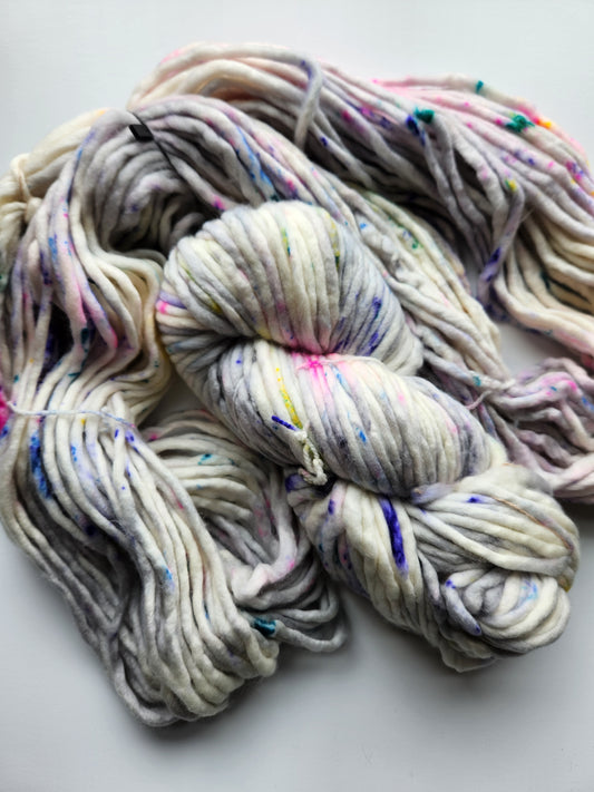 Honey and Clover | Hand Dyed Merino Wool Super Bulky | Cloudy With A Chance...