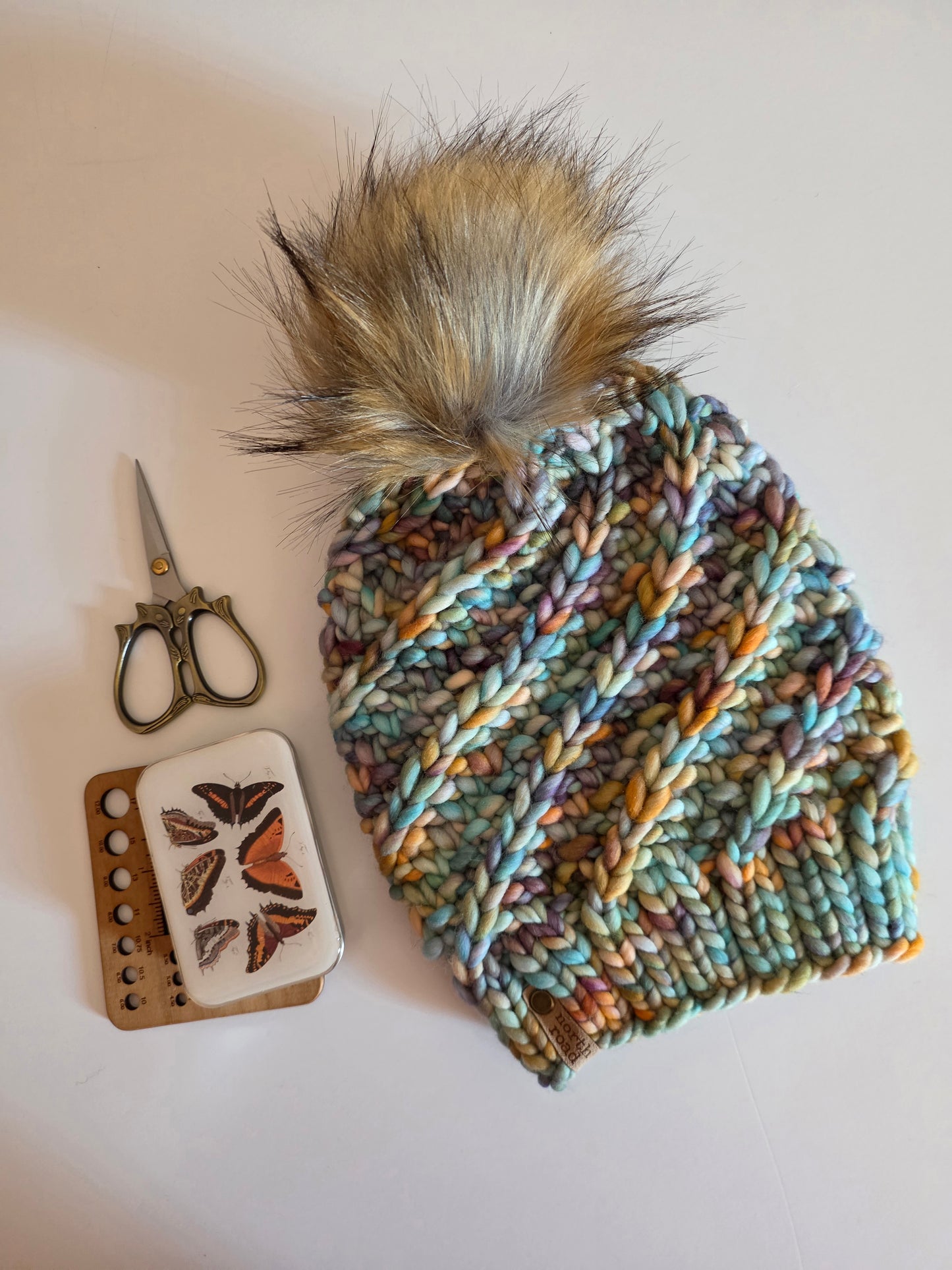 Merino Wool Pom Hat