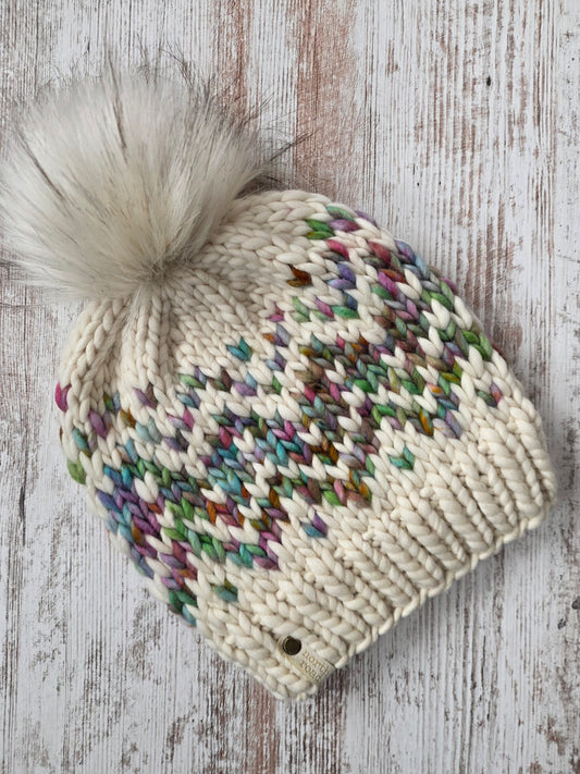 Merino Wool Pom Hat