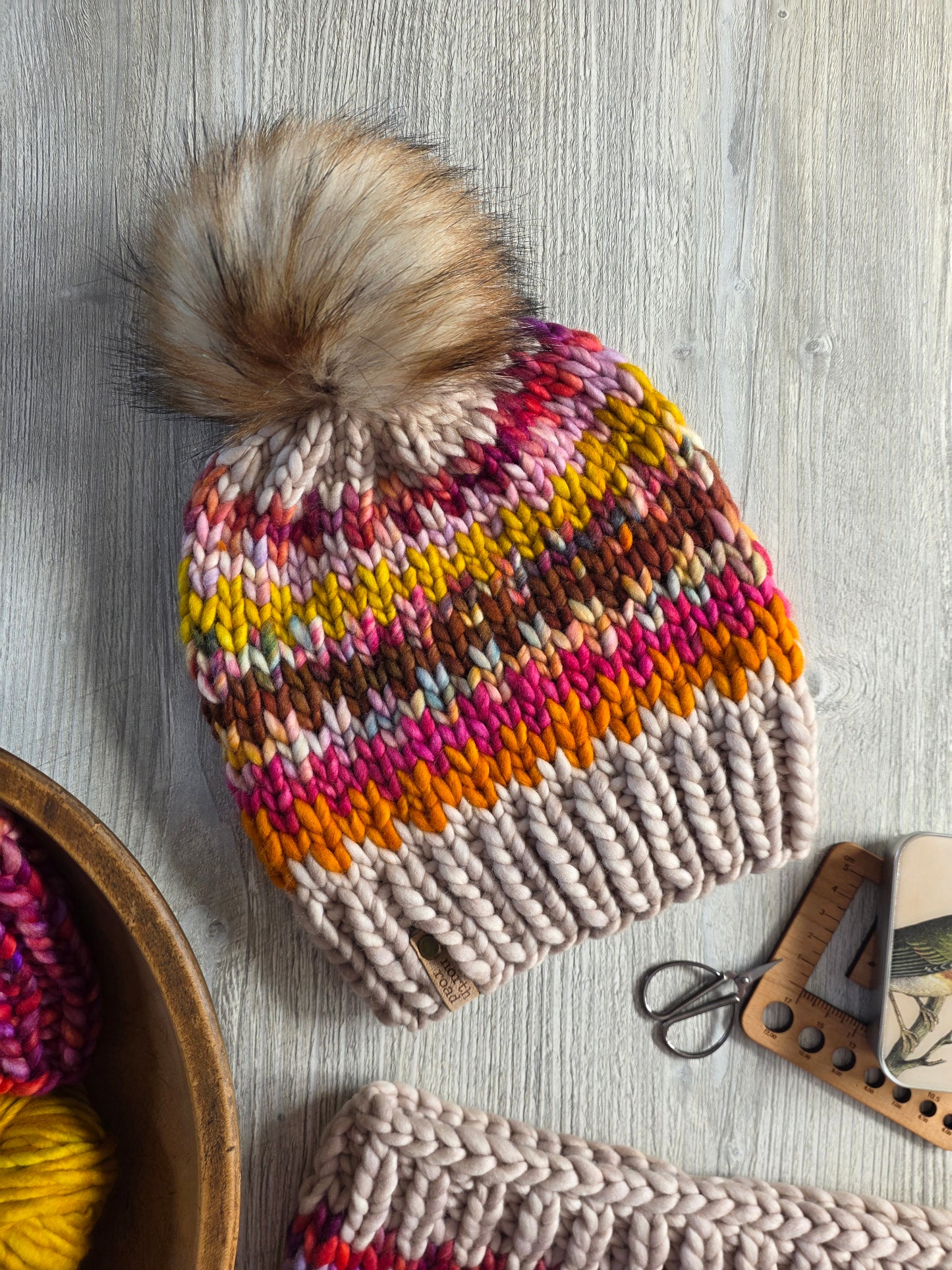 Merino Wool Hat and Cowl Set