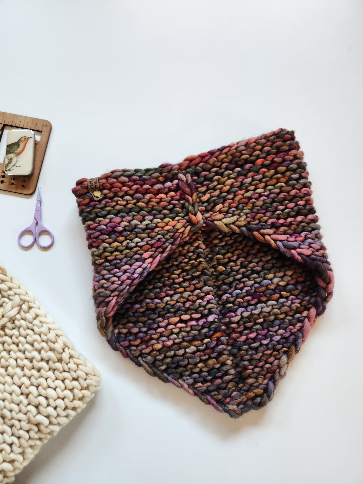 Merino Wool Bandana Cowl
