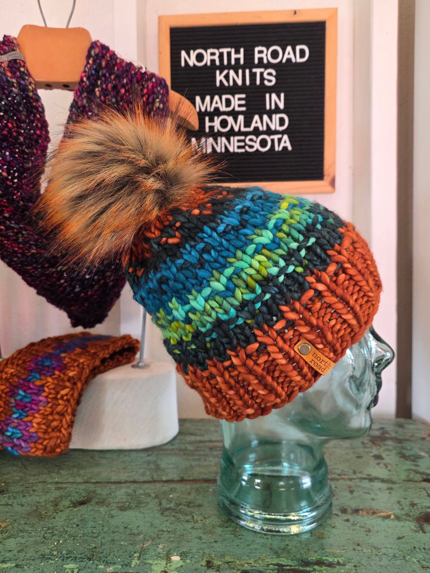 Merino Wool Pom Hat