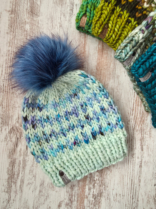 Merino Wool Pom Hat
