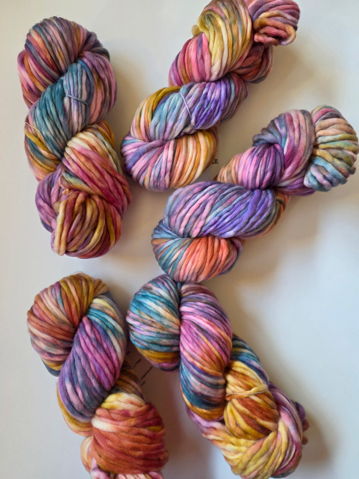 Stitch Hiker Designs Hand Dyed Yarn | Super Bulky | Alpenglow