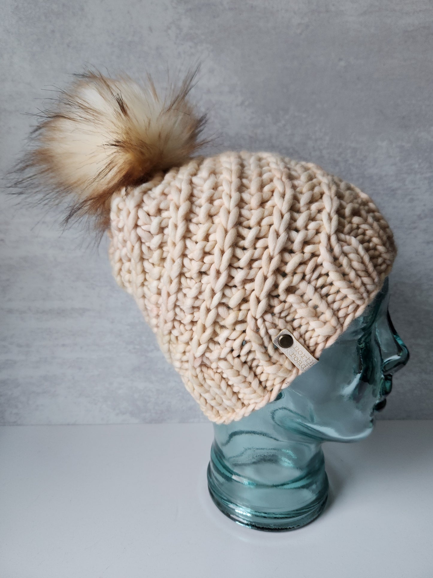 Merino Wool Pom Hat