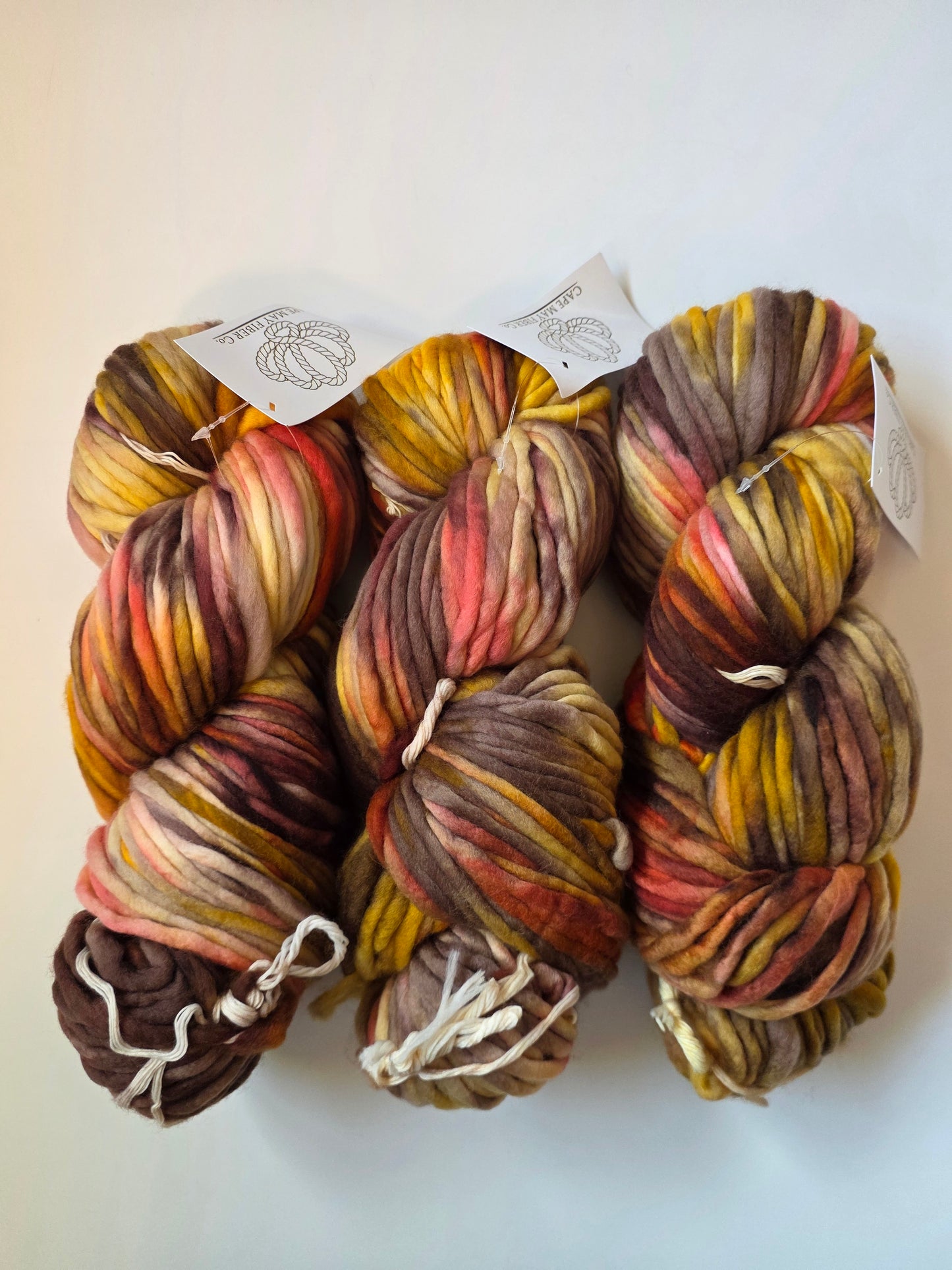 Cape May Fiber | Super Bulky Superwash | Crispy Leaves