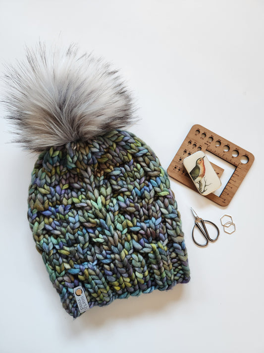 Merino Wool Pom Hat