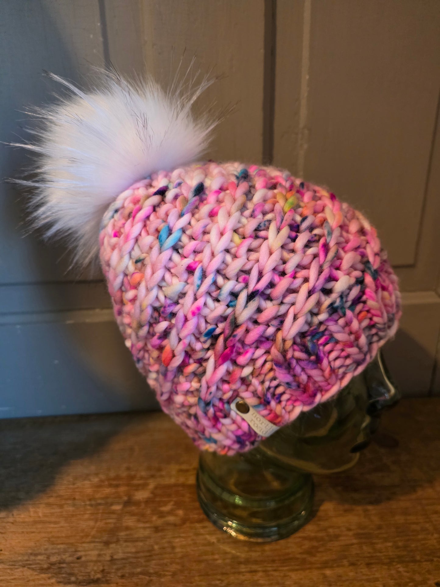 Merino Wool Pom Hat