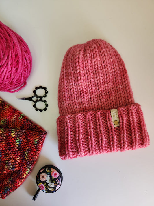 Merino Wool Maple Hill Bulky Folded Brim Hat