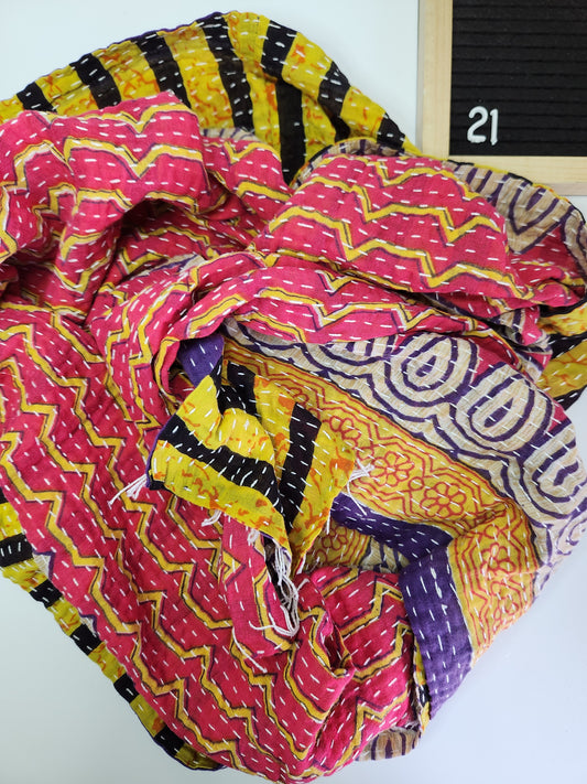 Kantha Scarf