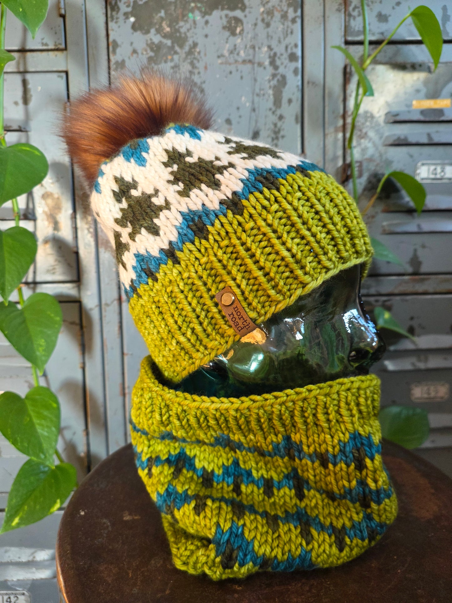 Merino Wool Hat and Cowl Set
