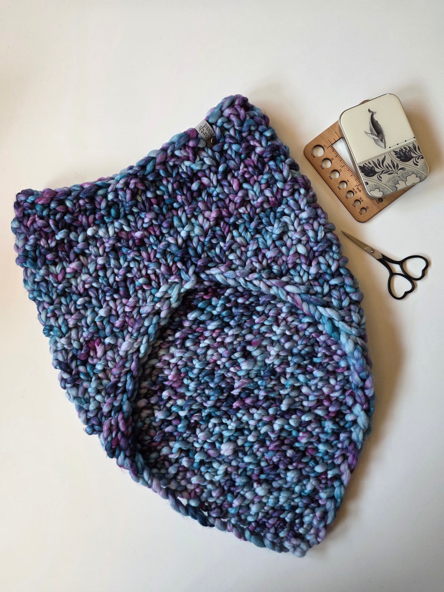 Merino Wool Bandana Cowl