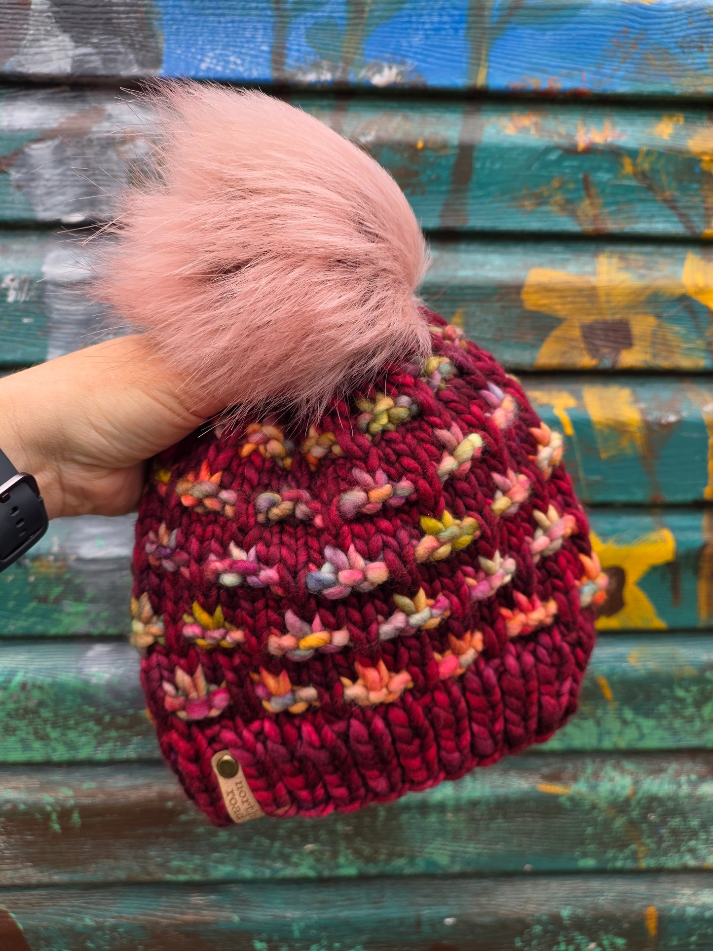 Merino Wool Pom Hat