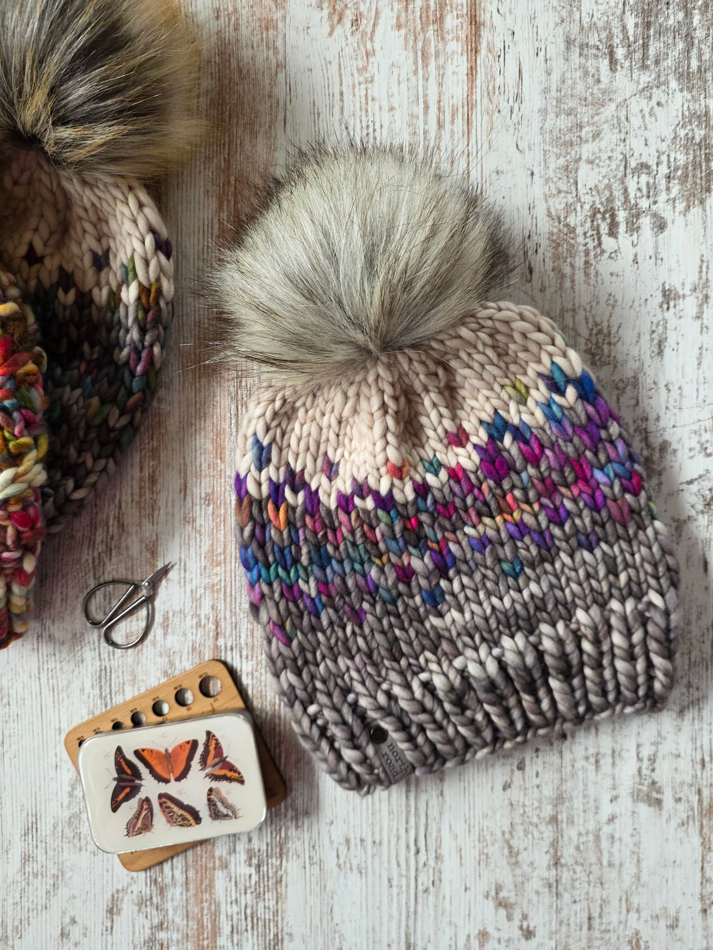 Merino Wool Pom Hat