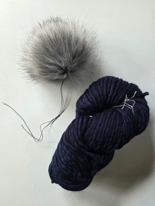 Yarn and Pom Bundle | Malabrigo Rasta | Paris Night