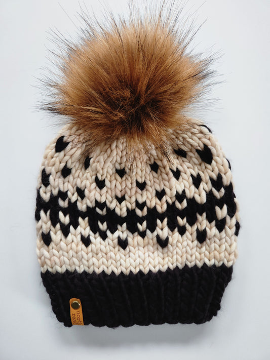 Merino Wool Pom Hat