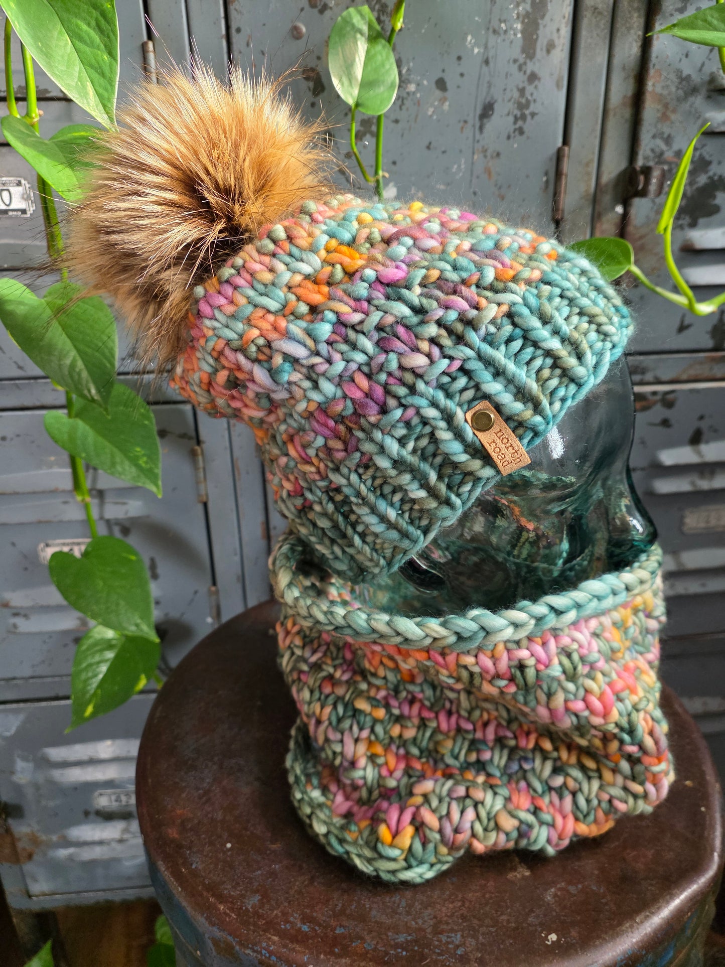 Merino Wool Hat and Cowl Set