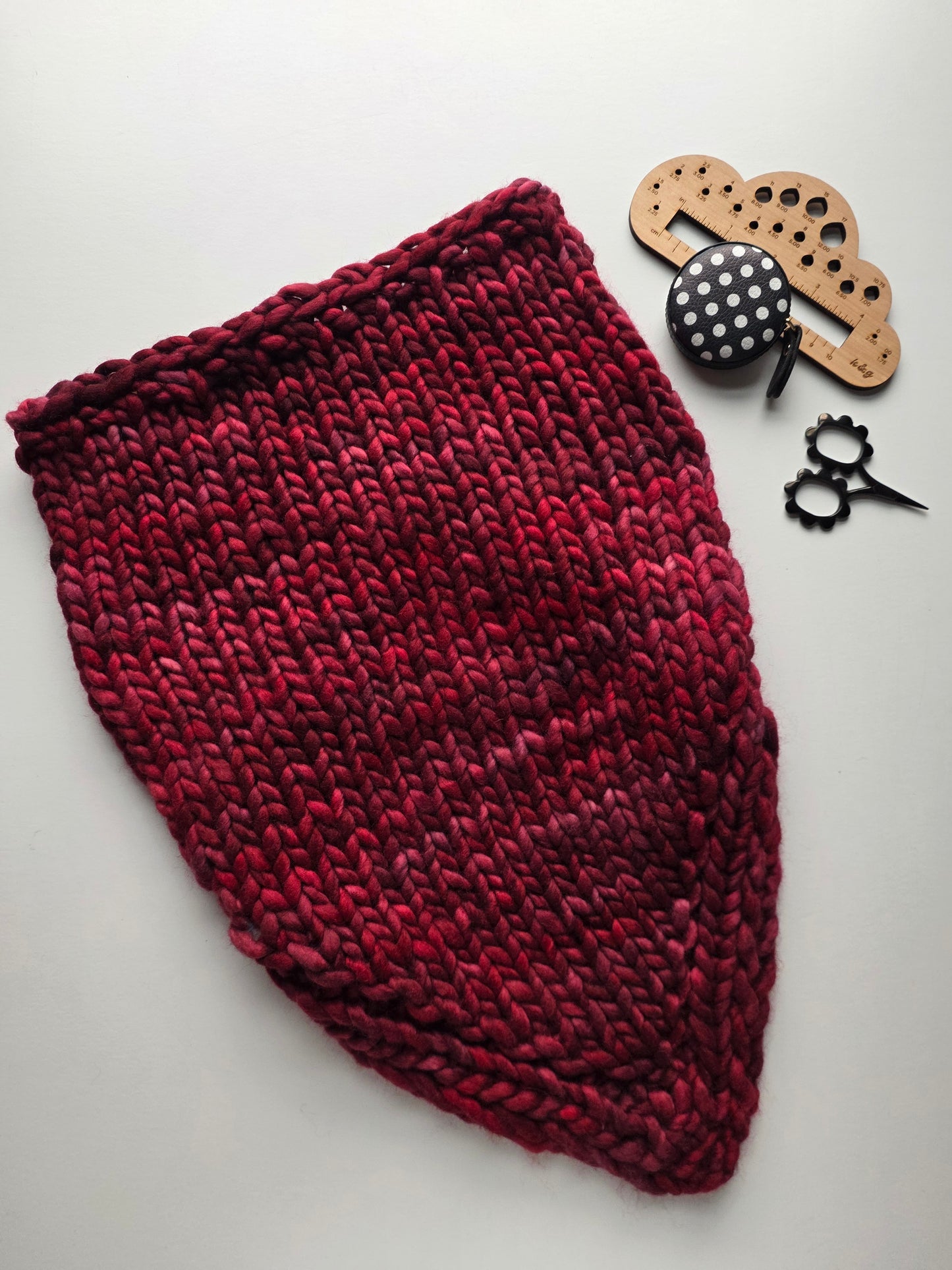 Merino Wool Bandana Cowl