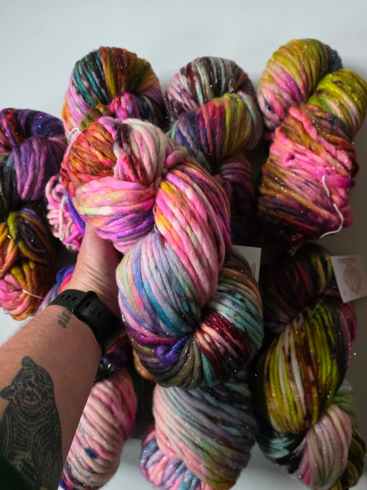 Cape May Fiber | Super Bulky Superwash Sparkle | Ariel