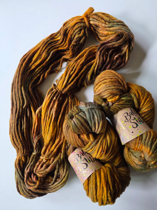 Babble and Stitch Yarn | Super Chunky Glam | Grounded