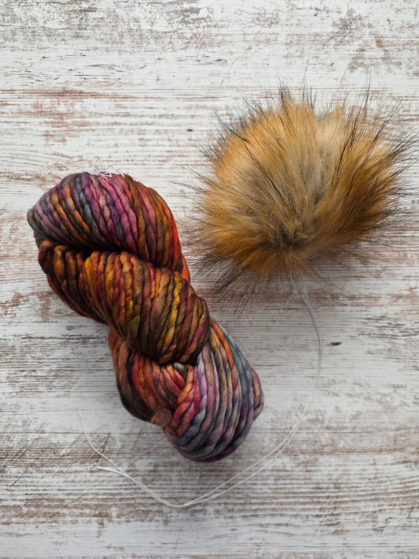Yarn and Pom Bundle | Malabrigo Rasta | Piedras