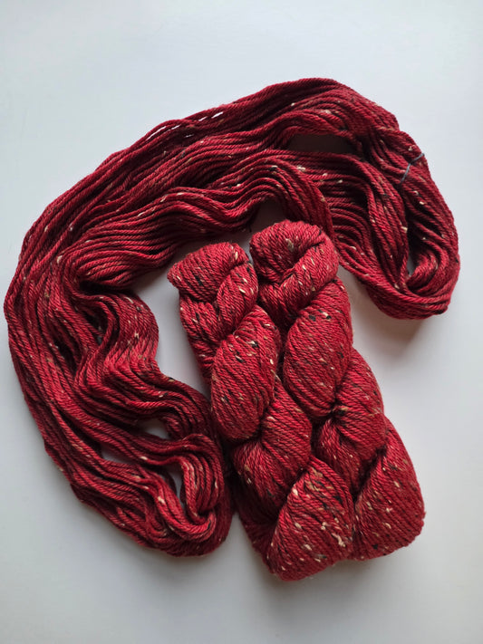 Blue Sky Fibers | Woolstok Tweed (Aran) | No. 3315 Ruby Sunset